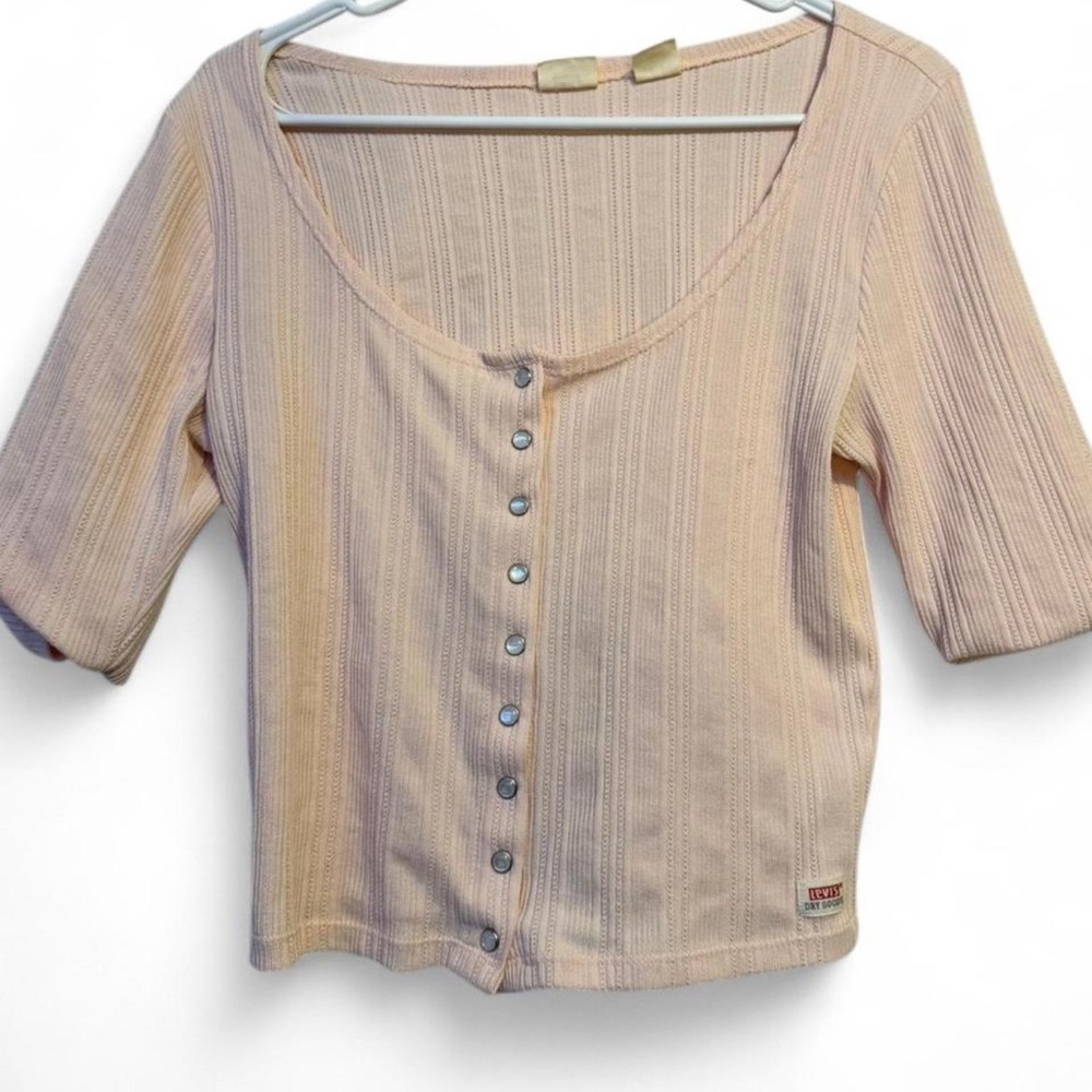 Levi’s Women's Pink Button-Up Top
